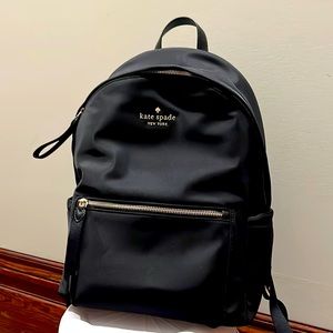New- Kate Spade black backpack